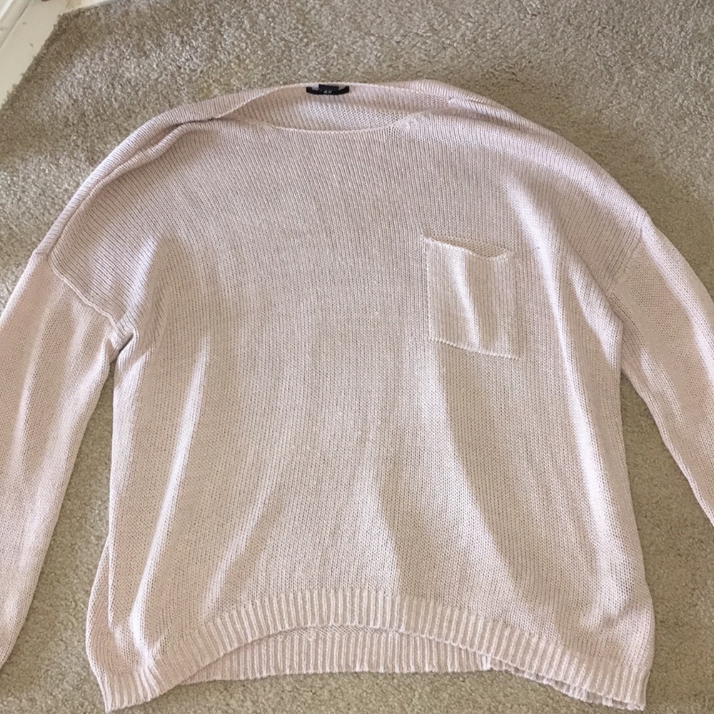 Pale pink sweater